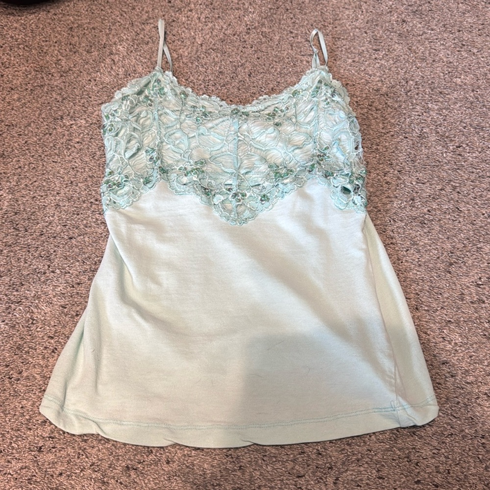 Lace tank top
